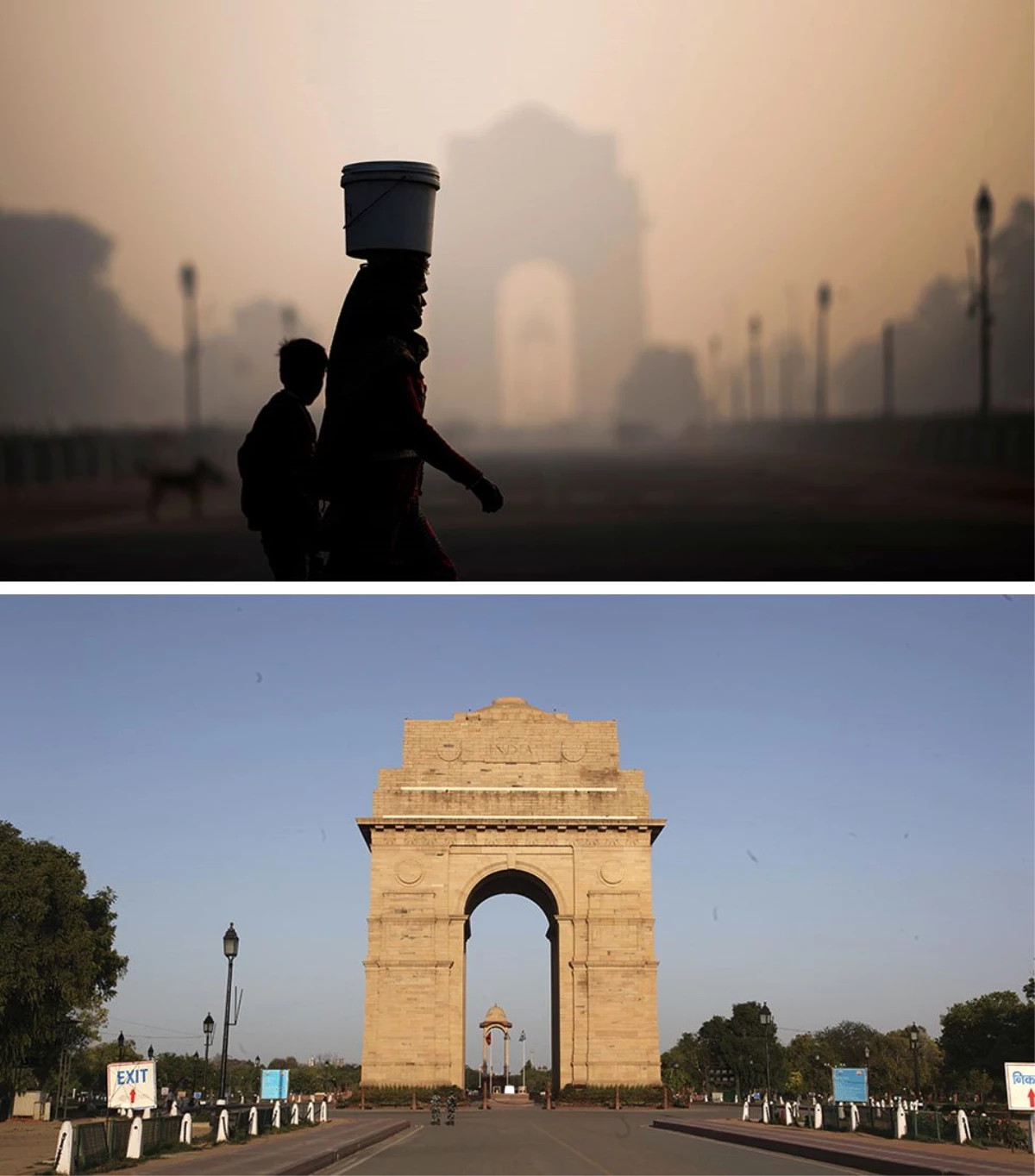 Hindistan\'da Covid-19 karantinası nedeniyle hava kirliliği gözle görülür şekilde azaldı