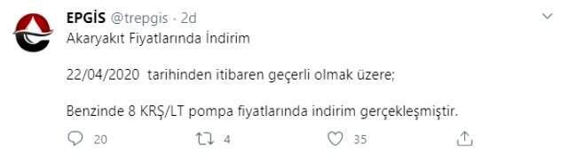 Son Dakika: Benzine 8 kuruş indirim geldi Son Dakika: Benzine 8 kuruş indirim geldi