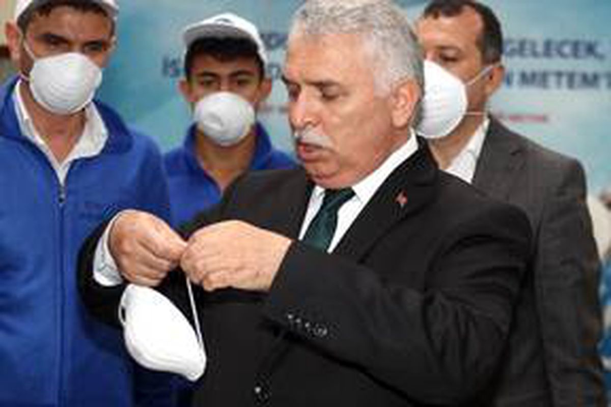 Tekirdağ\'da saatte 600 N-95 maske üretilebilecek