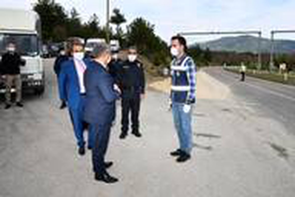 Vali kontrol noktalarını inceledi
