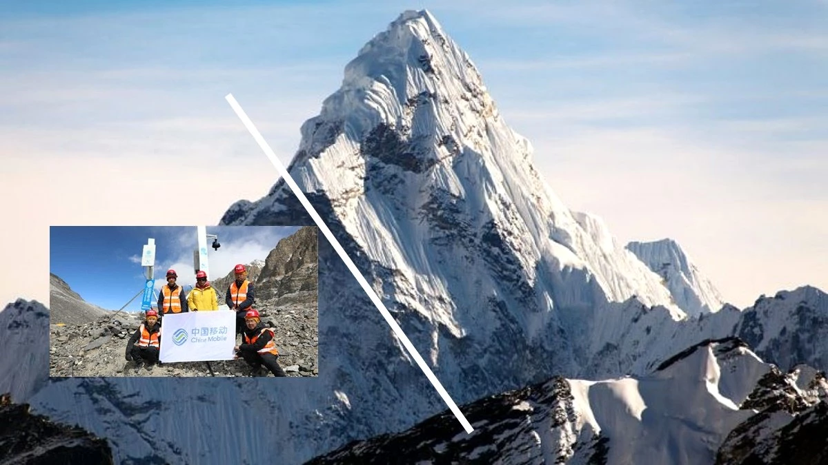 Huawei, Everest Dağı\'na 5G Antenleri Kurdu