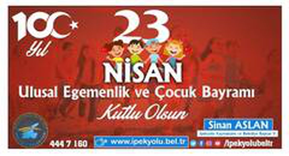 Kaymakam Aslan\'dan \'23 Nisan\' mesajı