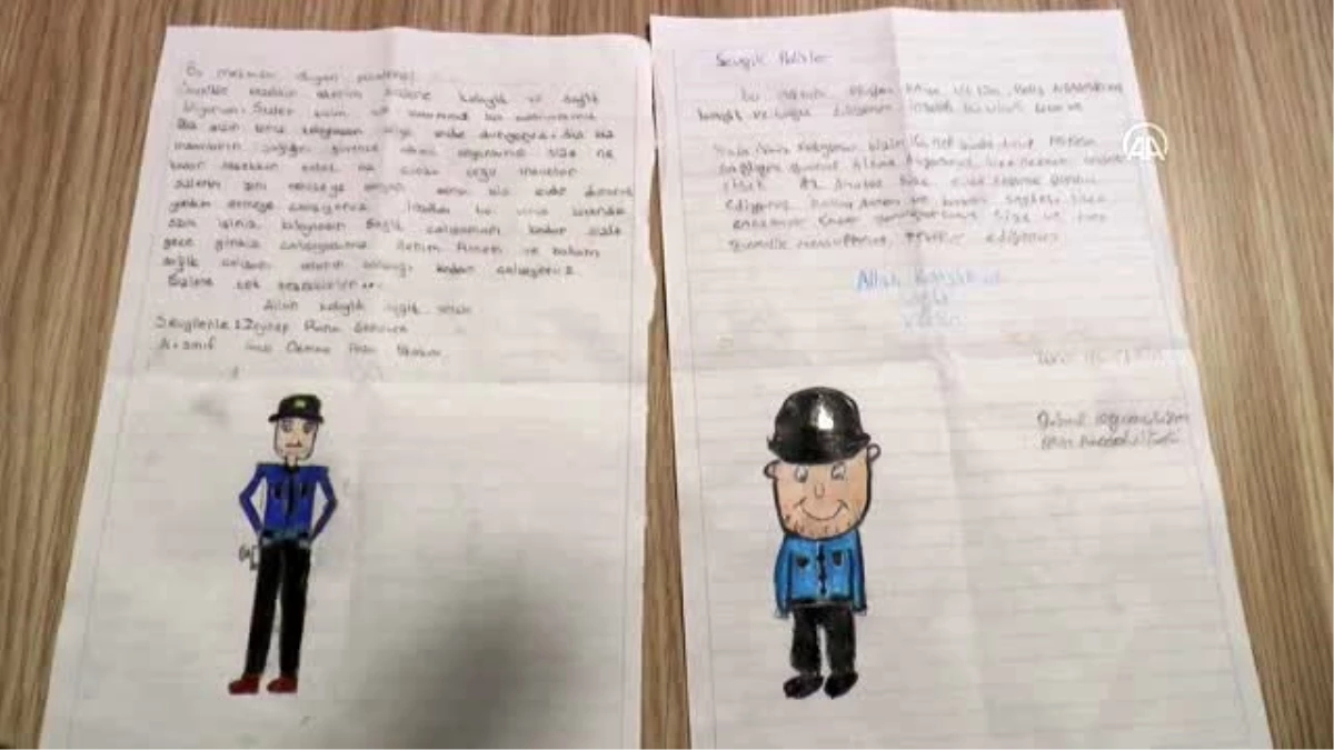 Sağlıkçı çiftin çocuklarından polisleri duygulandıran mektup - SİVAS