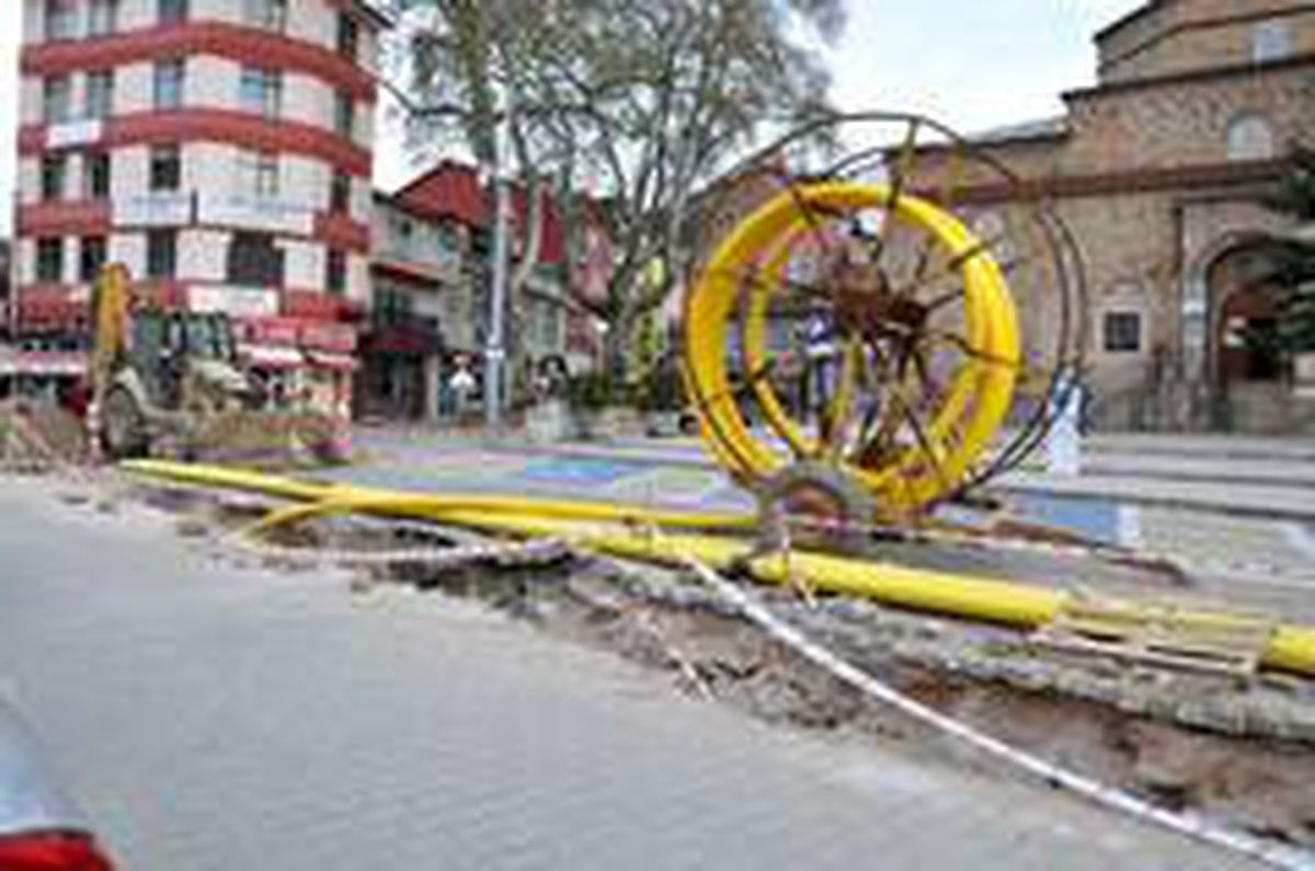Simav\'da doğalgaz çalışmaları hız kazandı