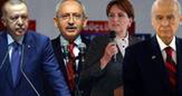 Yapılan son seçim anketinde yalnızca 4 parti barajı geçebiliyor, System.String[]