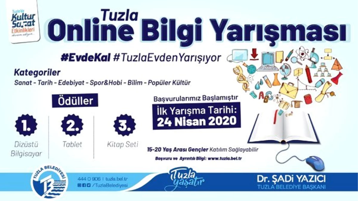 Tuzla\'da online bilgi yarışması