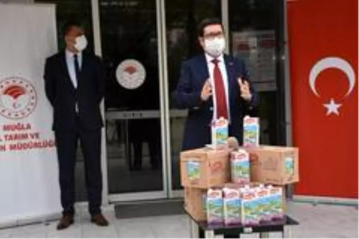 10 ton süt dağıtımı yapıldı