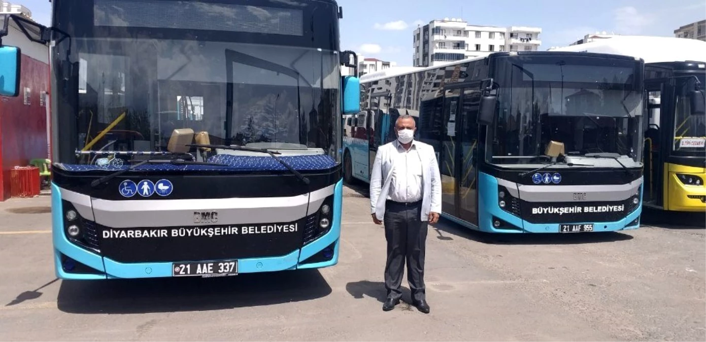 Diyarbakır\'da kısıtlamadan muaf olanlar için 100 adet otobüs tahsis edildi