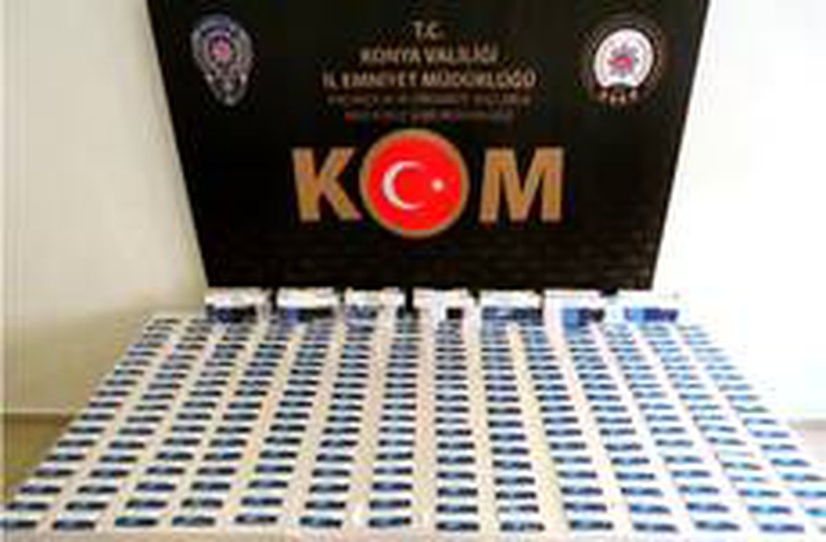 Konya\'da 280 adet Covid-19 test kiti yakalandı