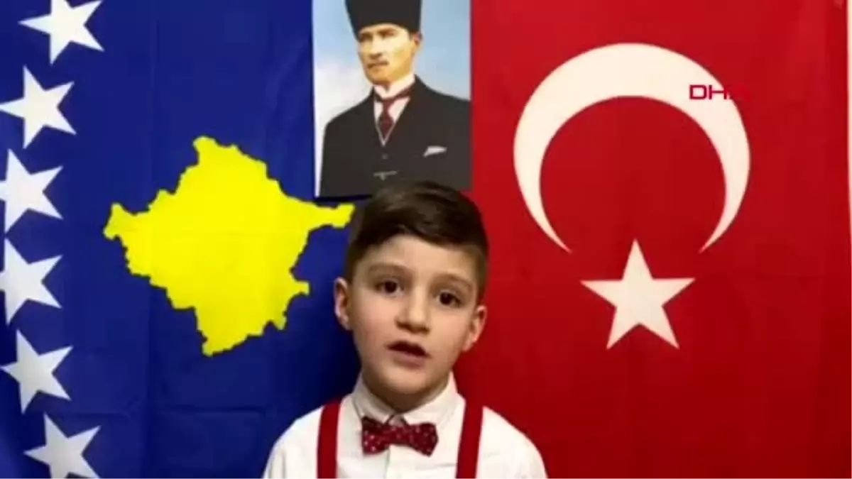 Kosovalı çocuklardan 23 Nisan klibi