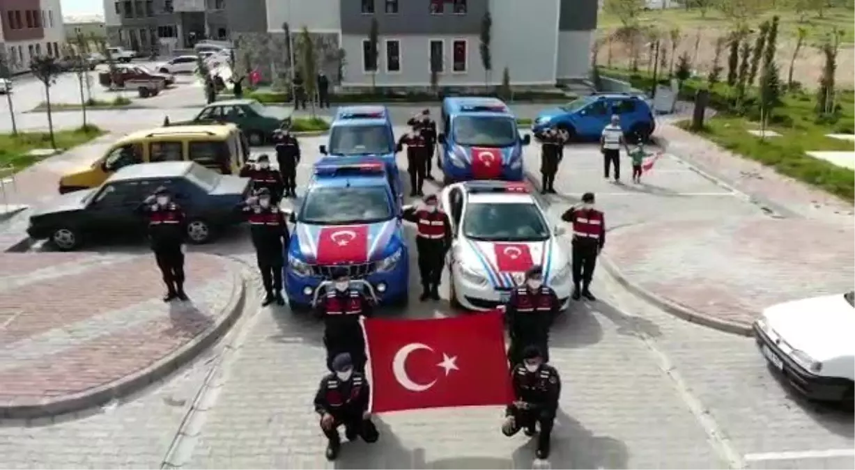 Uşak jandarmasından 23 Nisan klibi