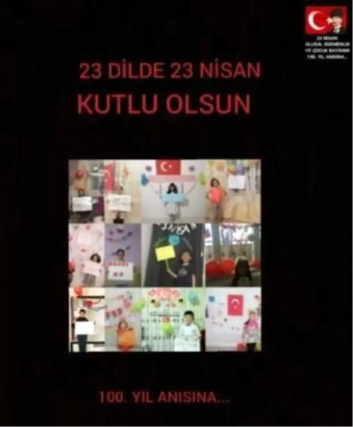 Van\'da \'23 dilde 23 Nisan\' mesajı