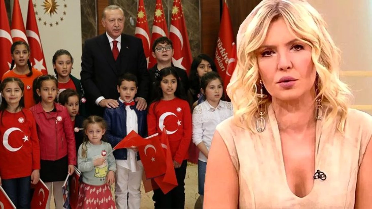 Sunucu Seda Akgül, Erdoğan\'ın çocuklarla buluşmasına sitem etti: Sosyal mesafeye uyulmadı