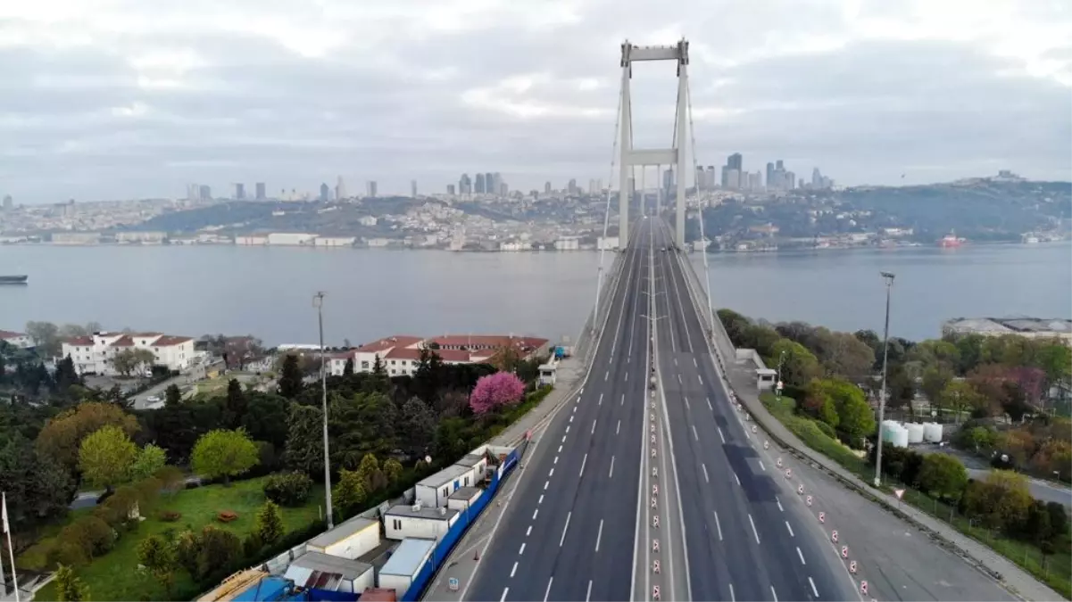 15 Temmuz Şehitler Köprüsü, kısıtlamanın üçüncü gününde de boş kaldı