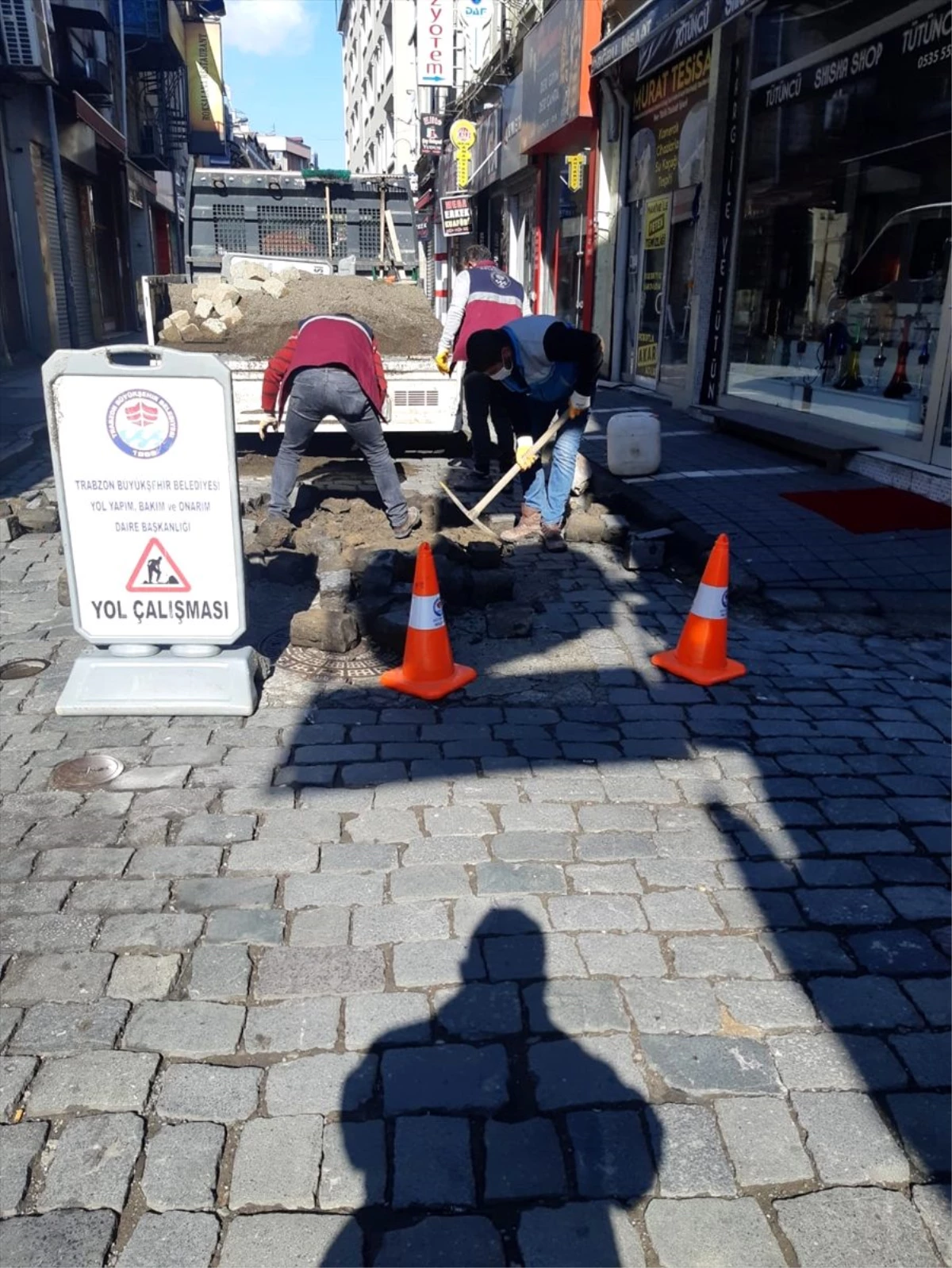 Trabzon\'da yol bakım ve onarım çalışmaları devam ediyor