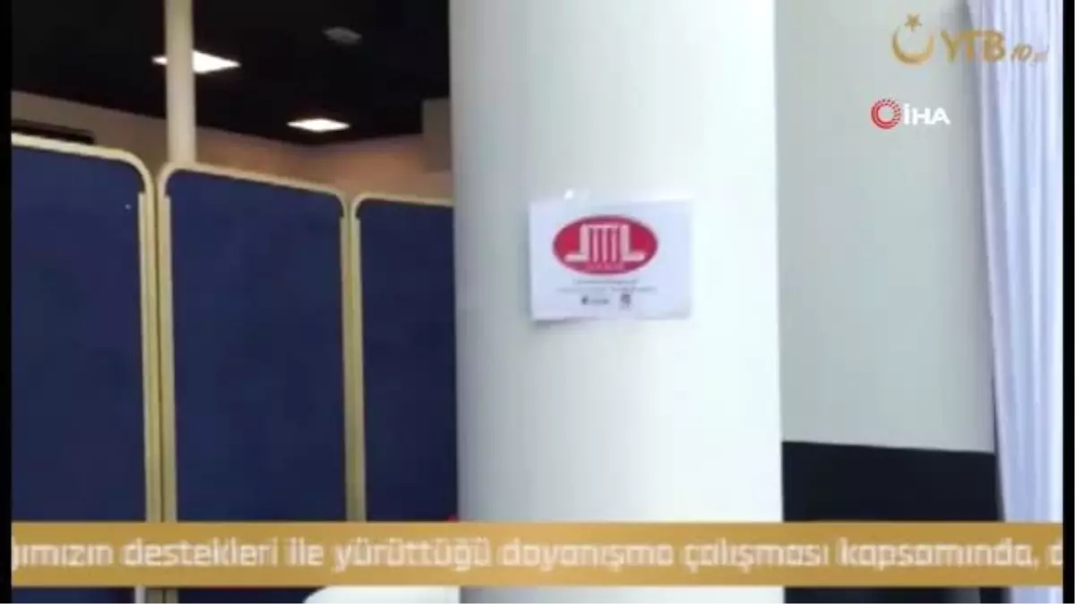 YTB desteği ile yurt dışında korona virüs ile mücadele