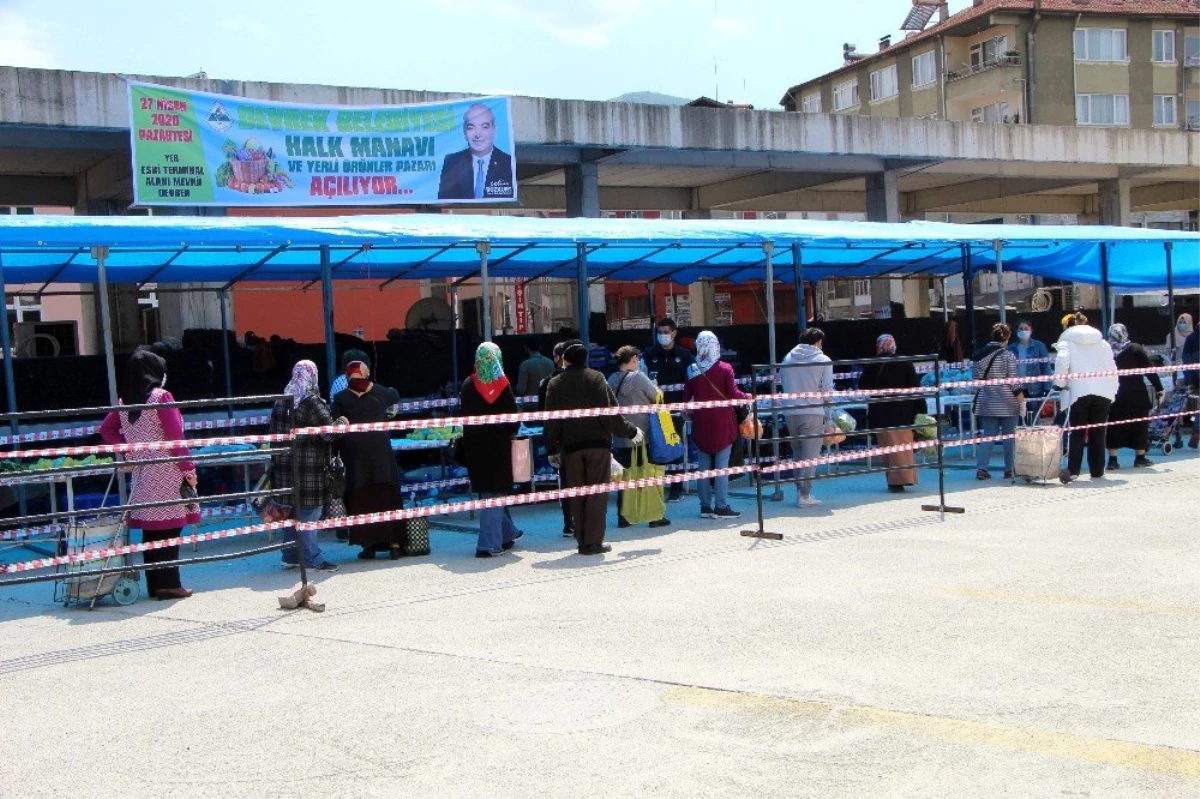 Devrek Belediyesi tarafından halk manavı açıldı