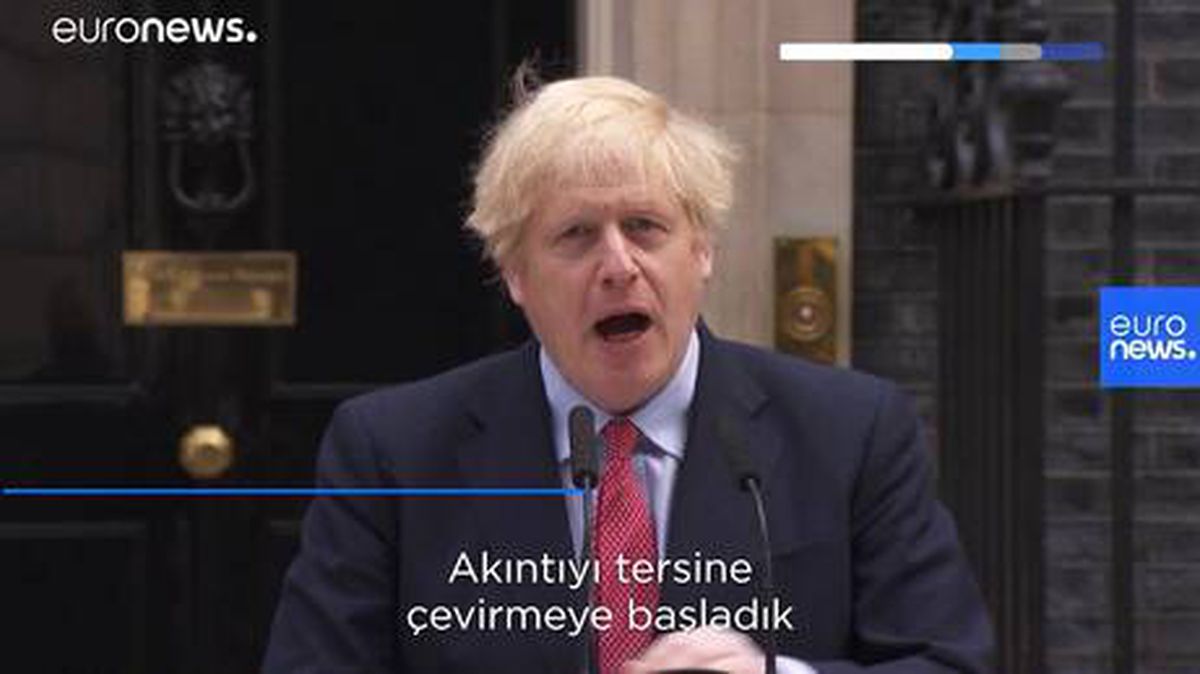İngiltere Başbakanı Boris Johnson\'dan topluma \'biraz daha dayanın\' mesajı