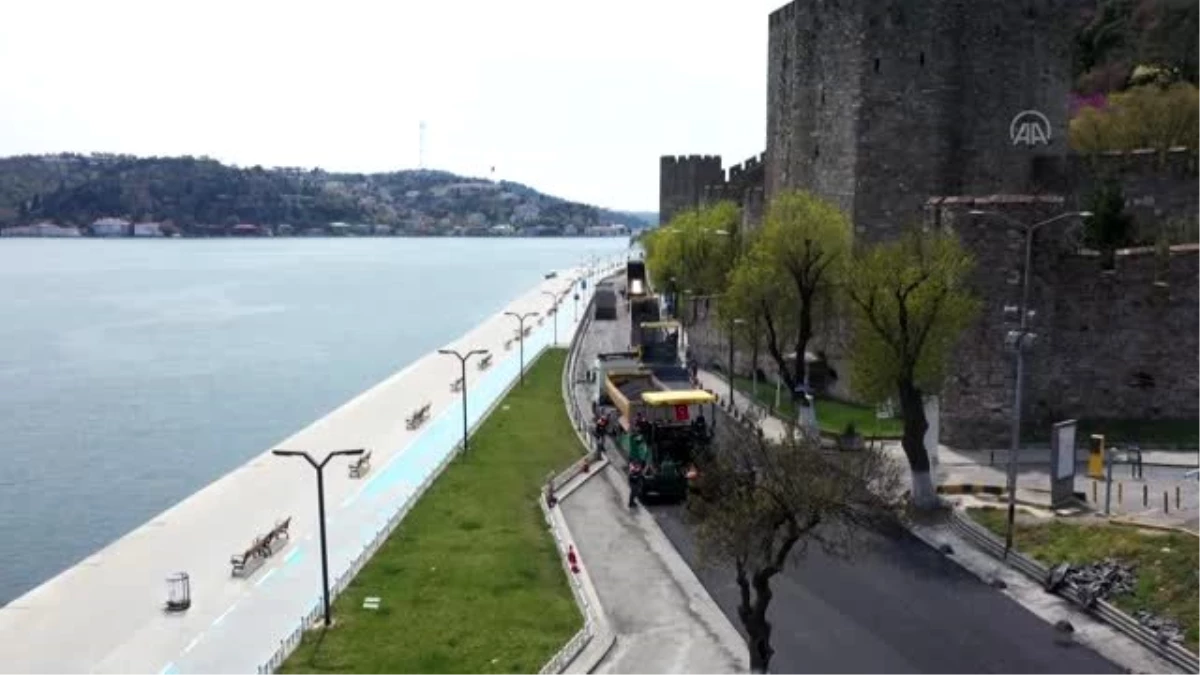 İstanbul\'da sokağa çıkma kısıtlamasında yol ve meydanların bakım ve onarımı yapıldı