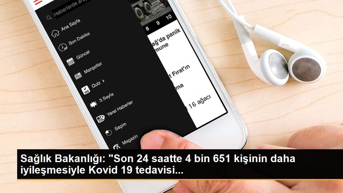 Sağlık Bakanlığı: "Son 24 saatte 4 bin 651 kişinin daha iyileşmesiyle Kovid 19 tedavisi...