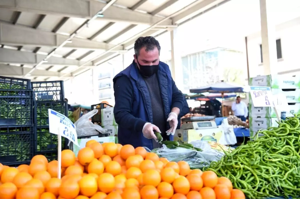 Altındağ pazarlarında korona virüs denetimi