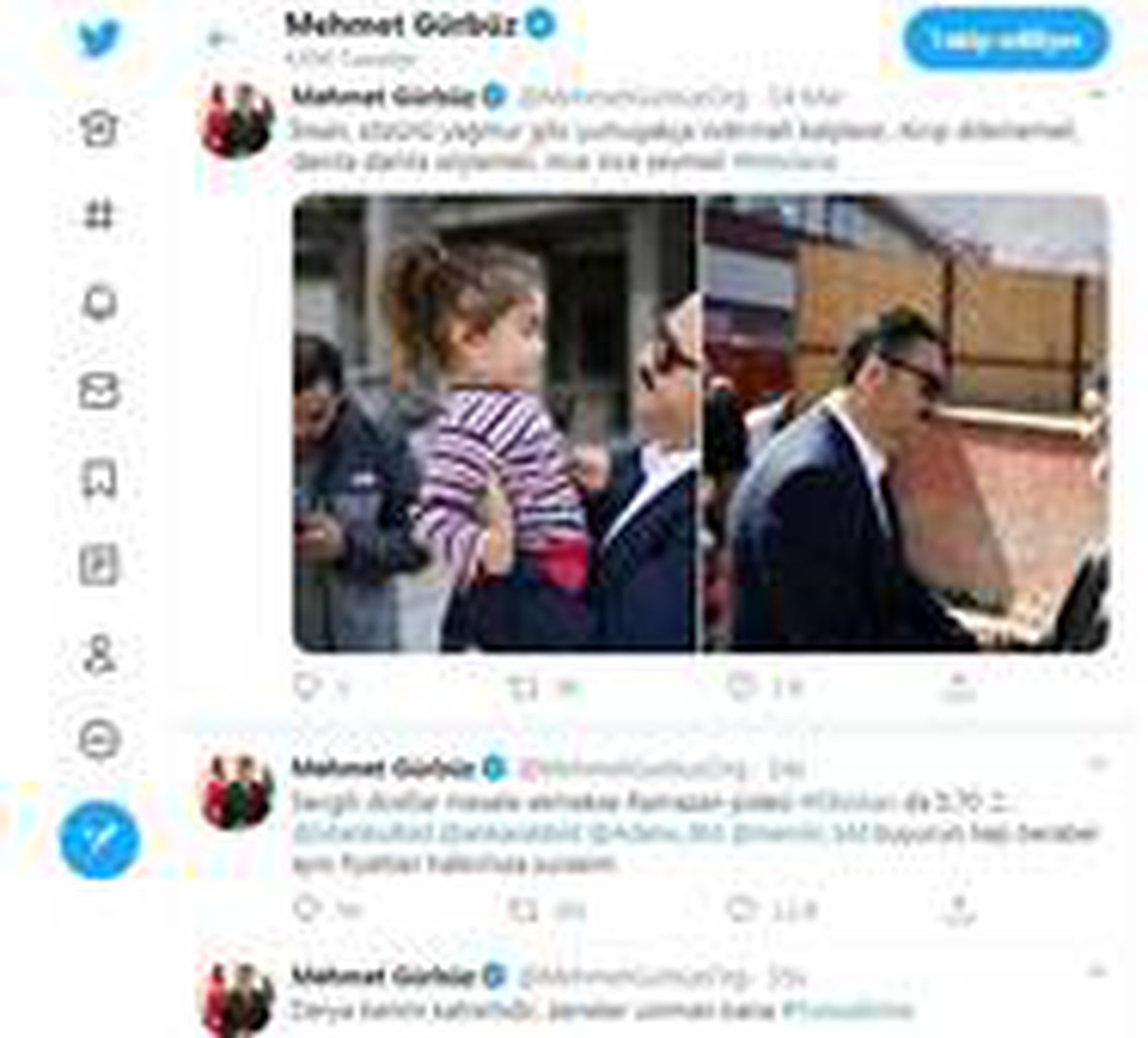 Başkan Gürbüz\'ün \'Ramazan pidesi\' çağrısı, trend topic oldu
