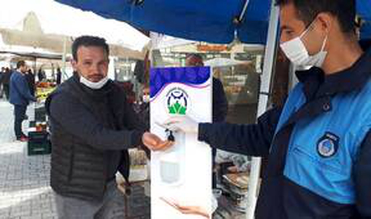 Beypazarı\'nda polis ve zabıtadan pazar denetimi