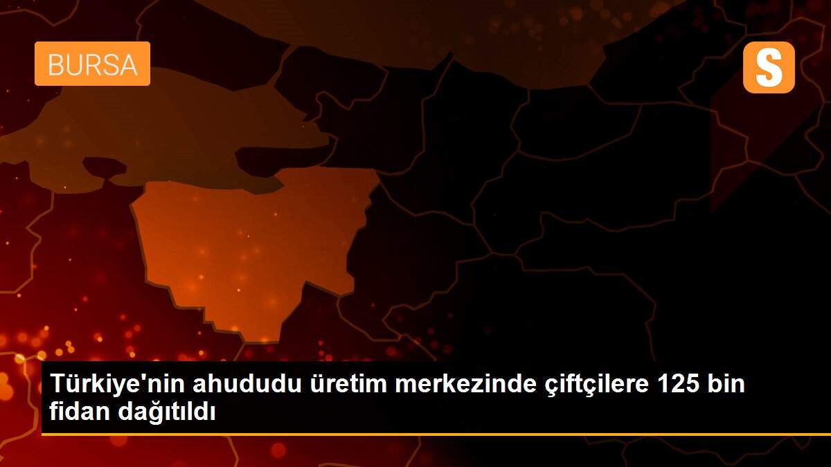 Türkiye\'nin ahududu üretim merkezinde çiftçilere 125 bin fidan dağıtıldı