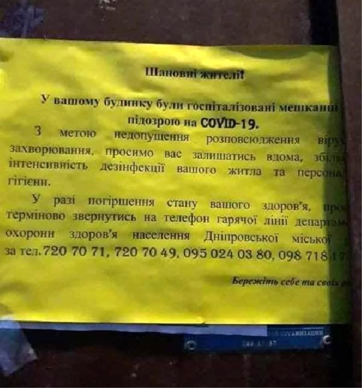 Ukrayna\'da belediyeden koronavirüsle mücadelede ilginç yöntem