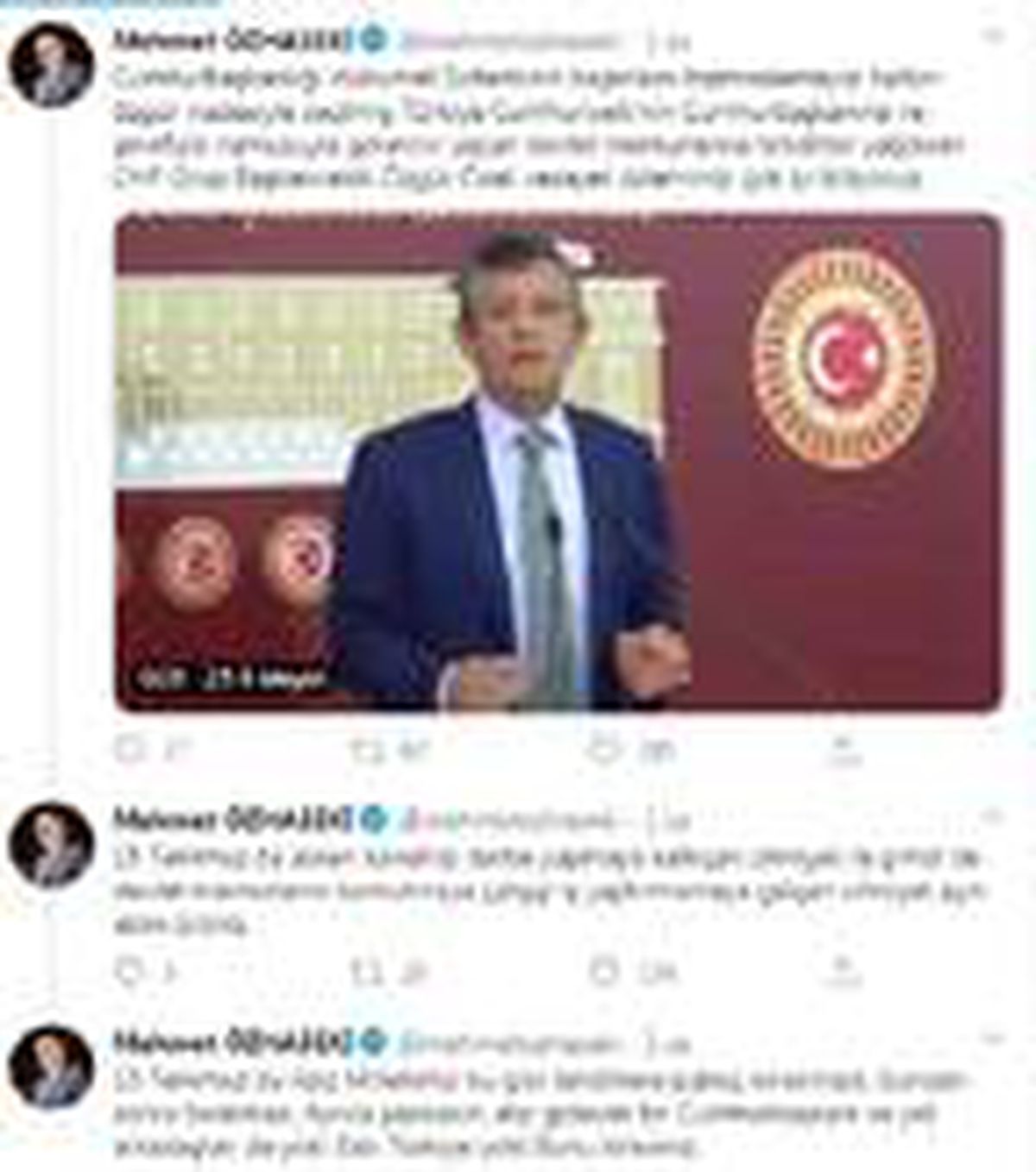 AK Parti\'li Özhaseki\'den CHP\'li Özel\'e tepki