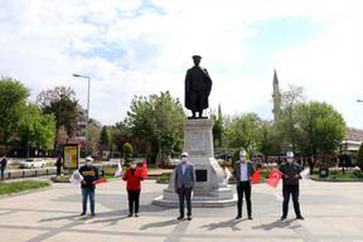 Edirne\'de sosyal mesafeli "1 Mayıs"