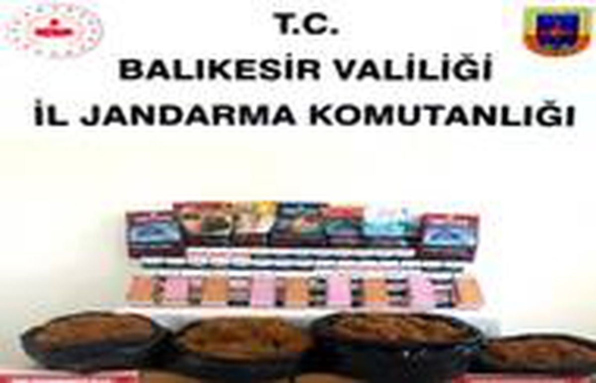 Jandarmadan kaçak tütün operasyonu