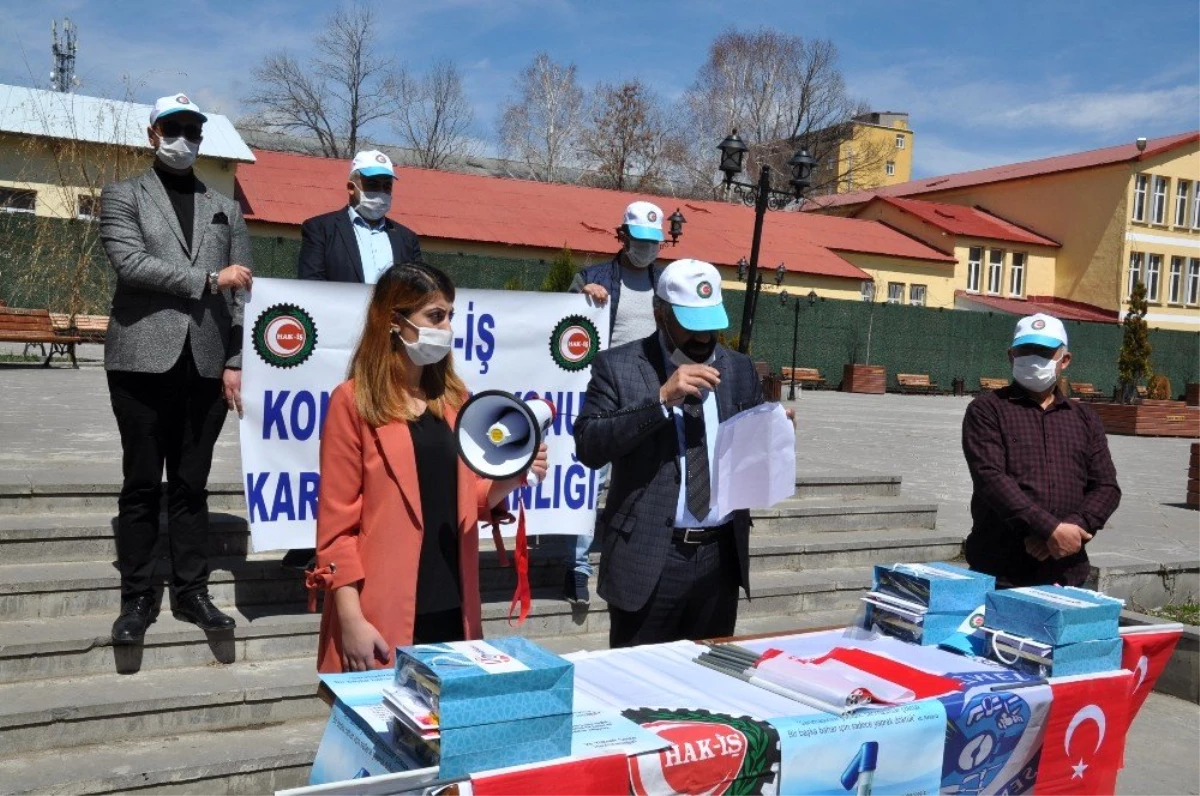 Kars\'ta HAK-İŞ\'ten 1 Mayıs açıklaması