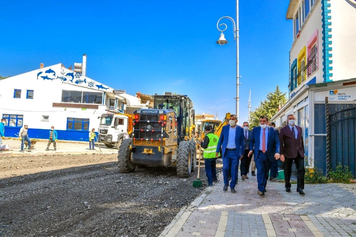 Malatya Büyükşehir Belediye Başkanı Gürkan inceleme yaptı