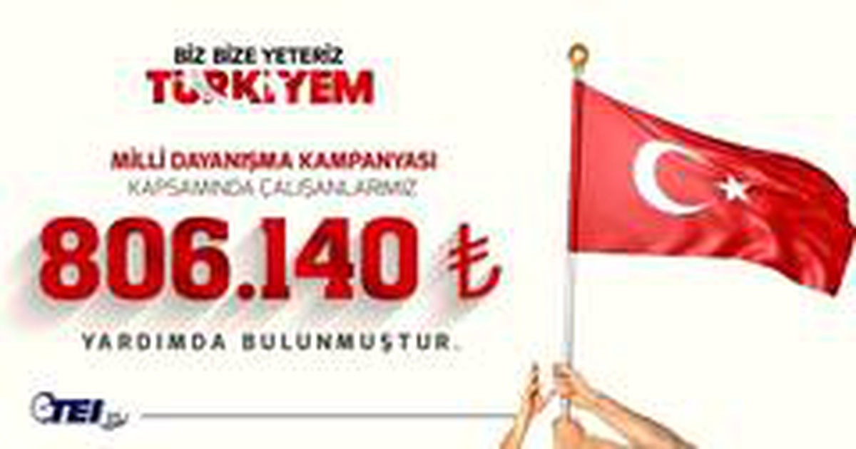 Millî Dayanışma Kampanyası\'na bir destek de TEI - TUSAŞ Motor Sanayii A.Ş. çalışanlarından