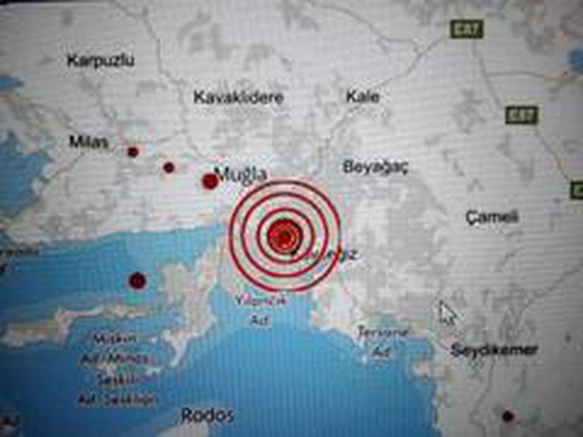 Muğla\'da korkutan deprem