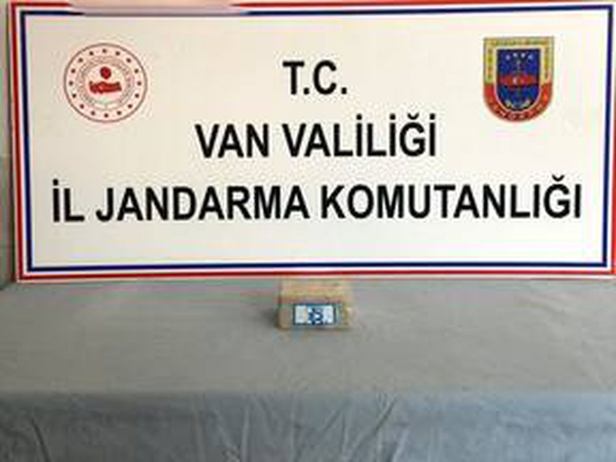 Van\'da bir kilogram eroin ele geçirildi