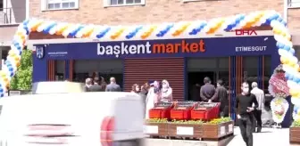 Yöresel ürünlerin yer aldığı 'Başkent Market' açıldı