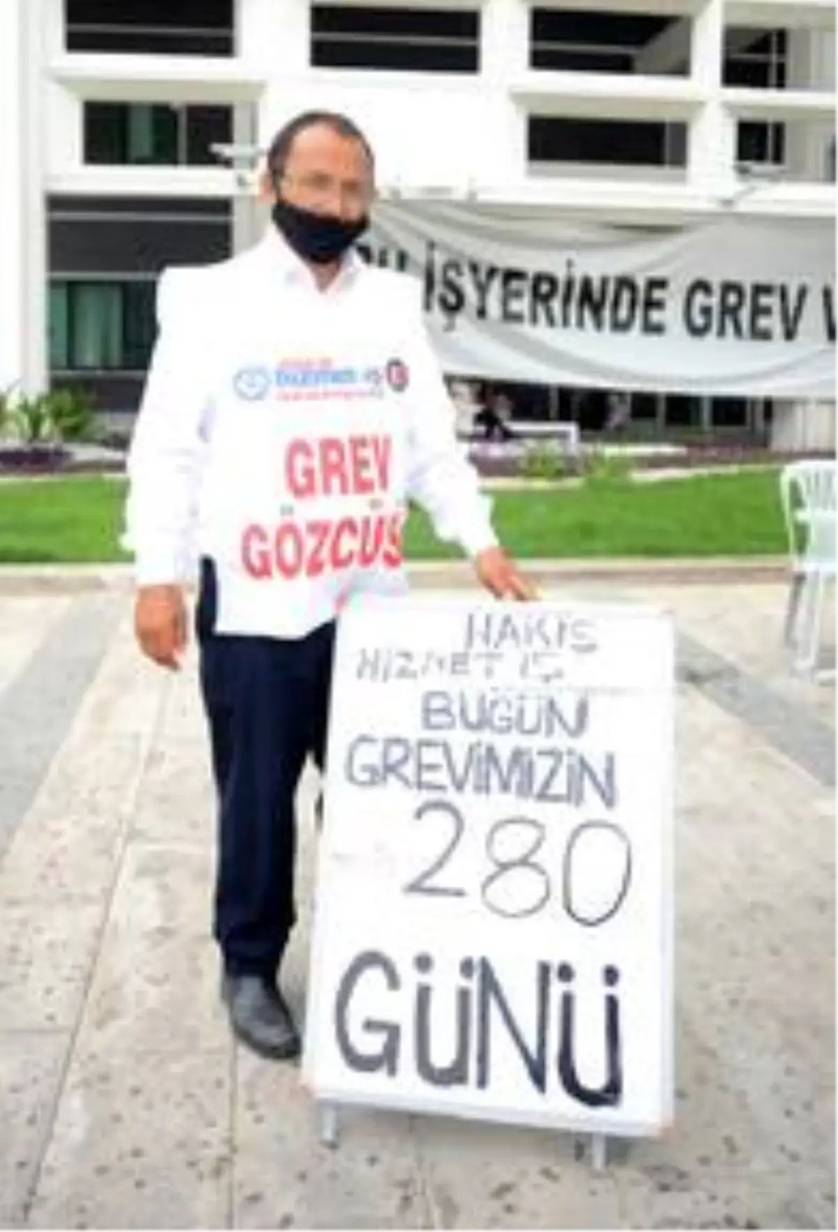 Antalyalı işçi, tek başına 280 gündür grevde