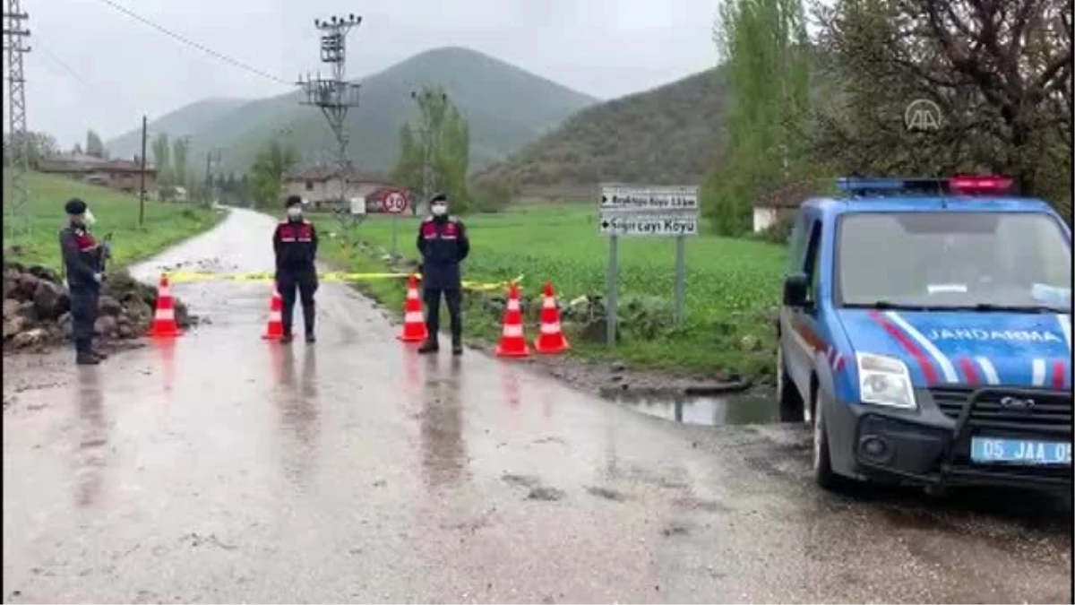 Bir köy Kovid-19 nedeniyle karantinaya alındı