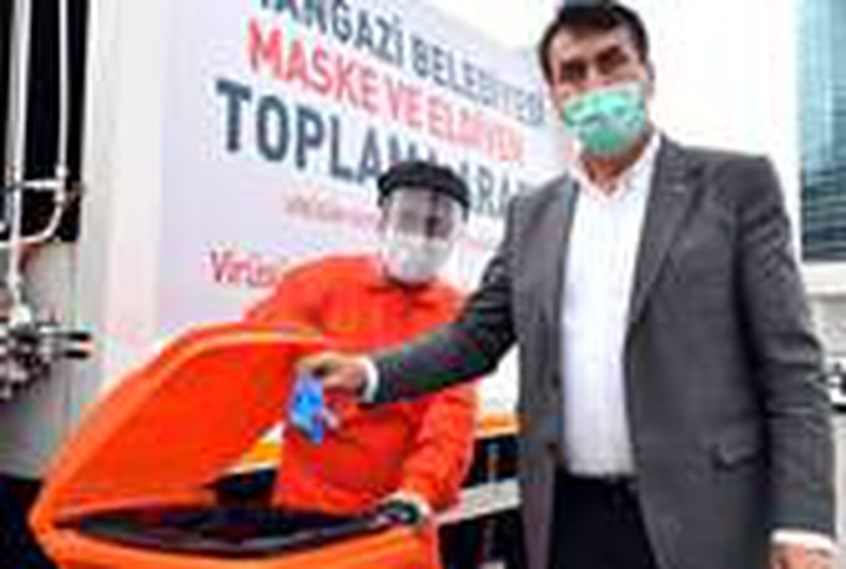 Osmangazi Belediyesi atık maske ve eldivenler için özel ekip kurdu