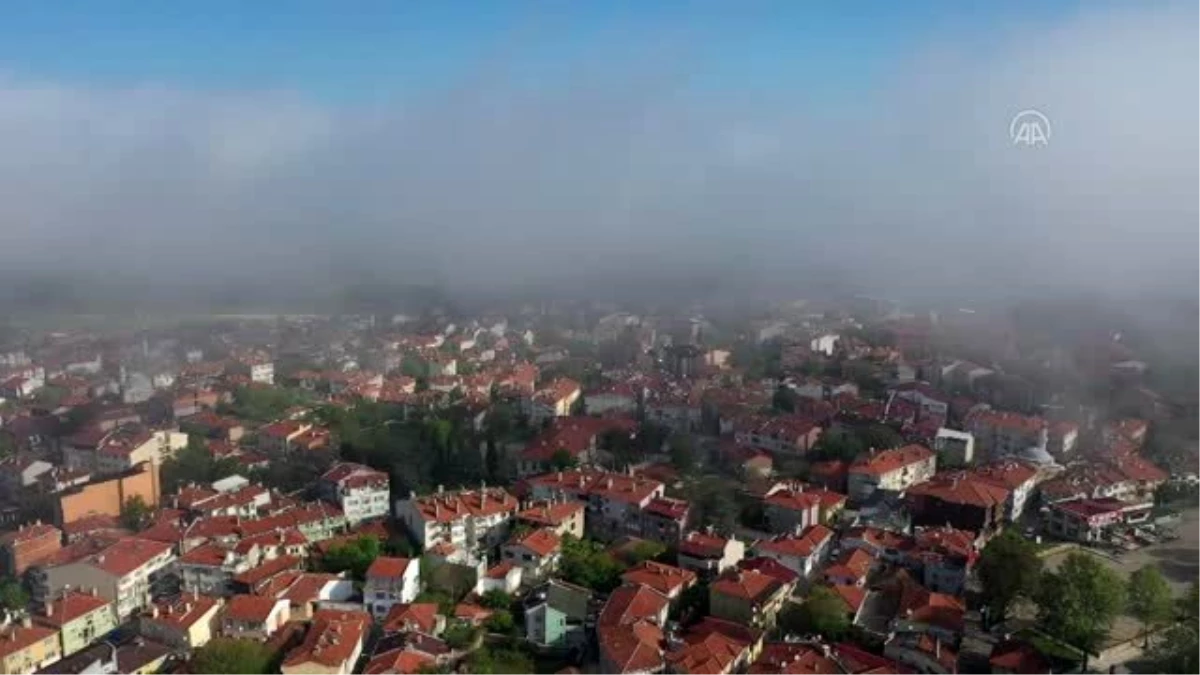 Selimiye\'de sis manzarası