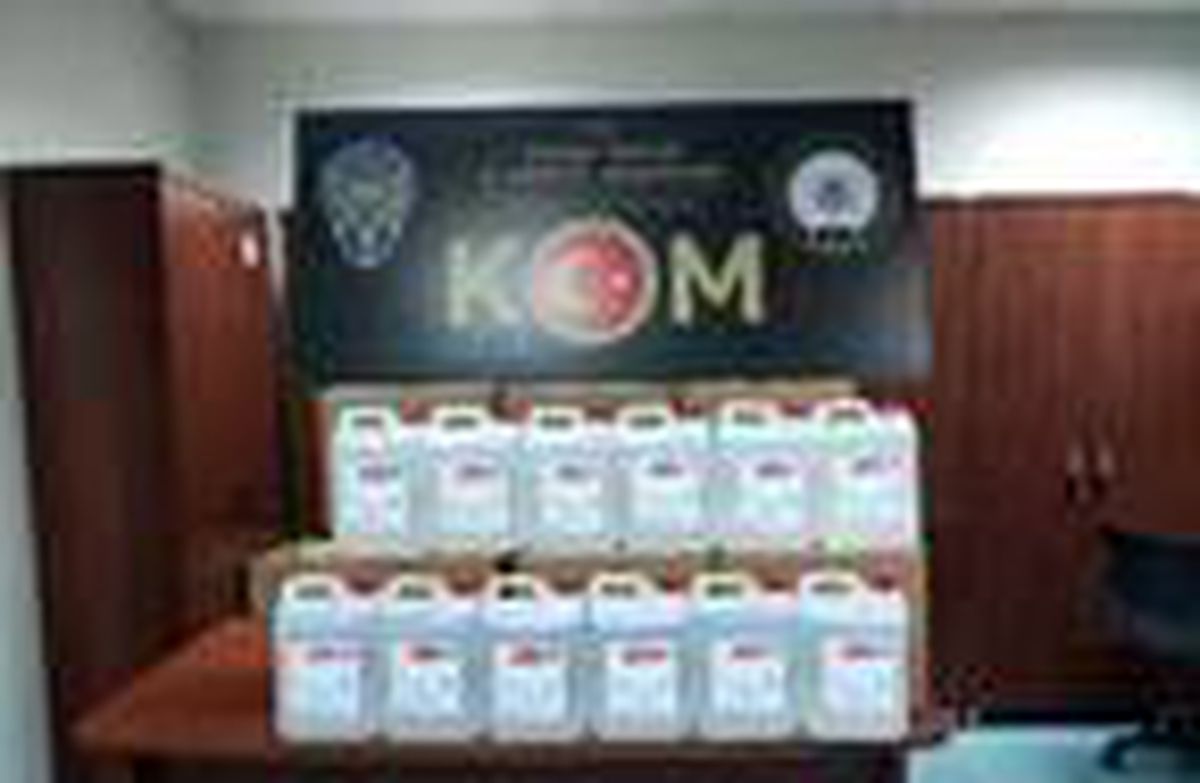 Adana\'da kargo bayisinde 200 litre etil alkol ele geçirildi