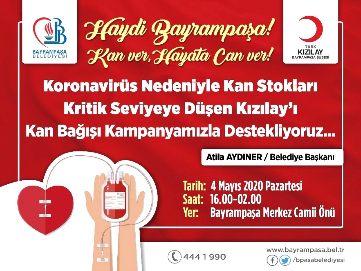 Bayrampaşa\'dan Kızılay\'a kan desteği