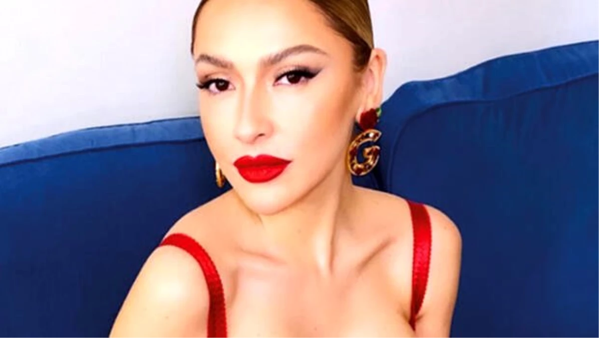 Hadise\'den anneye çiçek babaya lokum