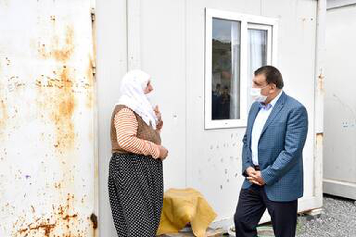 Başkan Gürkan Bulutlu mahallesini ziyaret etti