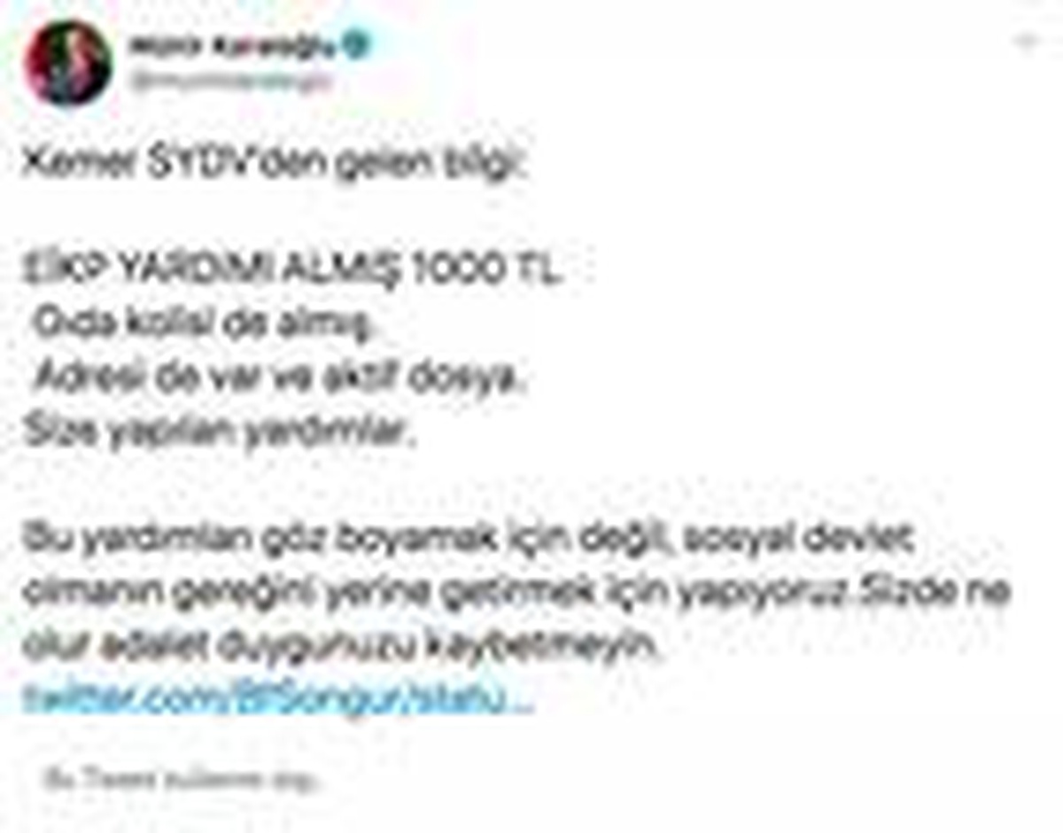 Belgeli cevap hesap kapattırdı