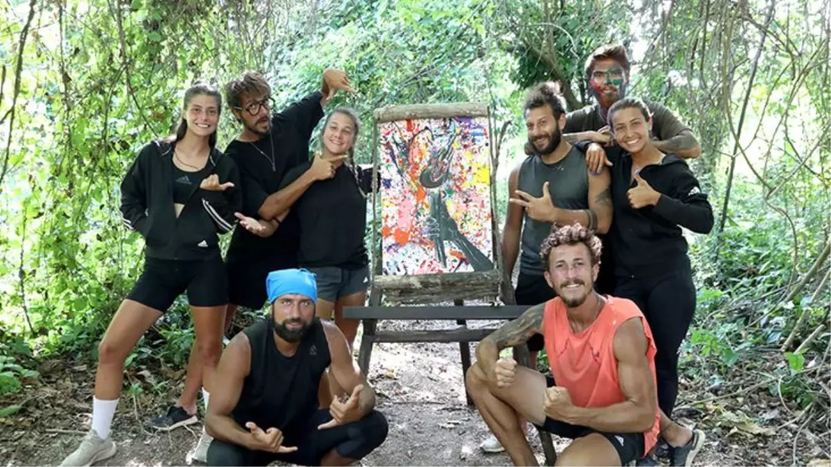 Survivor\'da çizilen resimler açık arttırma ile satılacak! Elde edilen gelir Milli Dayanışma Kampanyası\'na bağışlanacak