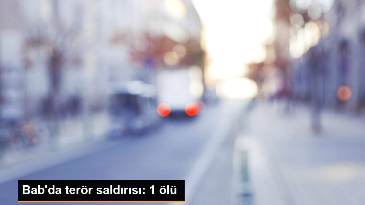 Bab\'da terör saldırısı: 1 ölü