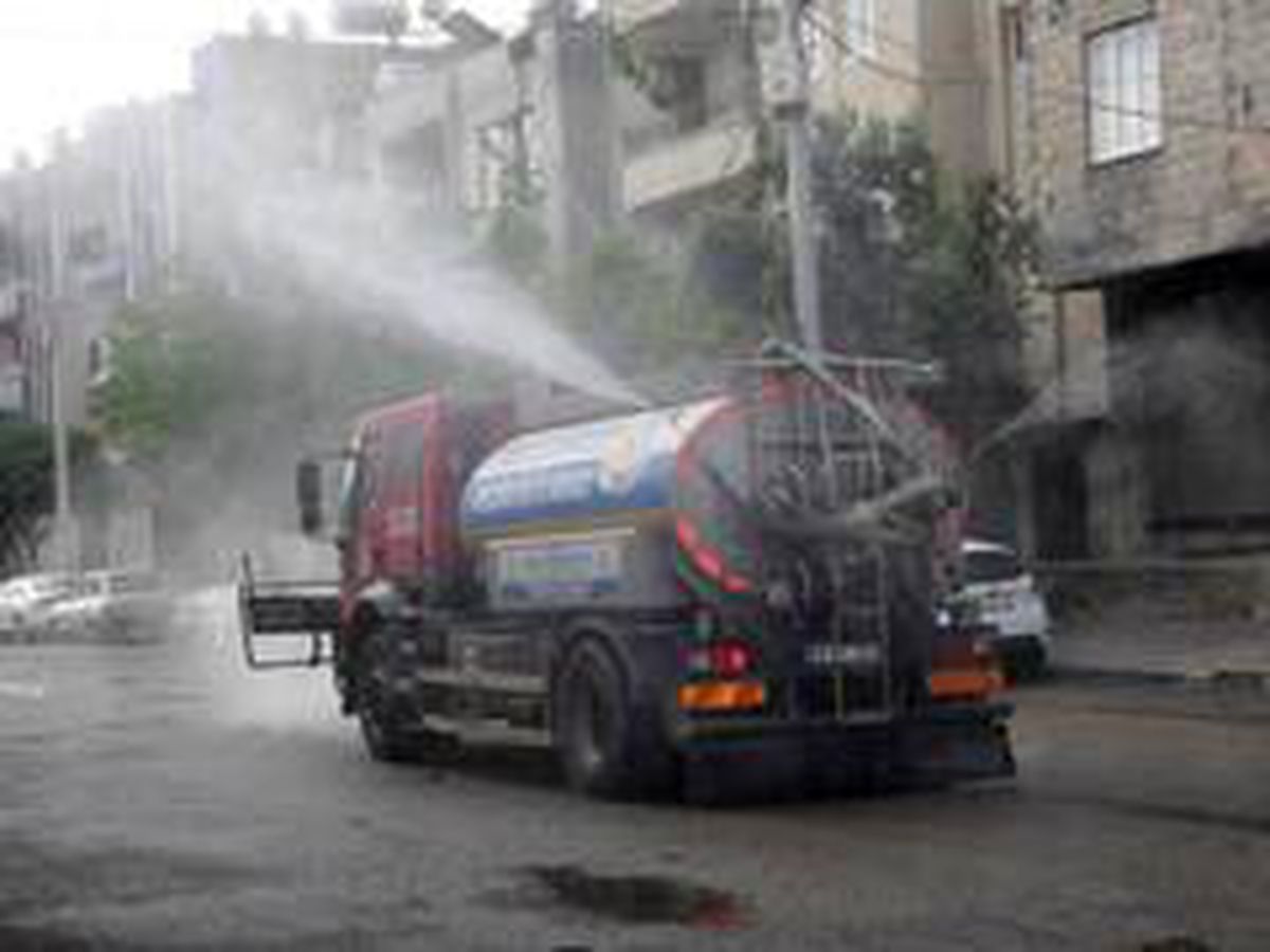 Haliliye\'de cadde ve sokaklar yıkandı